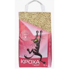 Кроха Кот наполнитель для кошек древесный 5 л